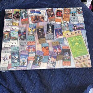 Vtg NEW Springbok Puzzle Super Bowl Tickets 1967-1995 NFL  Perfect Condition